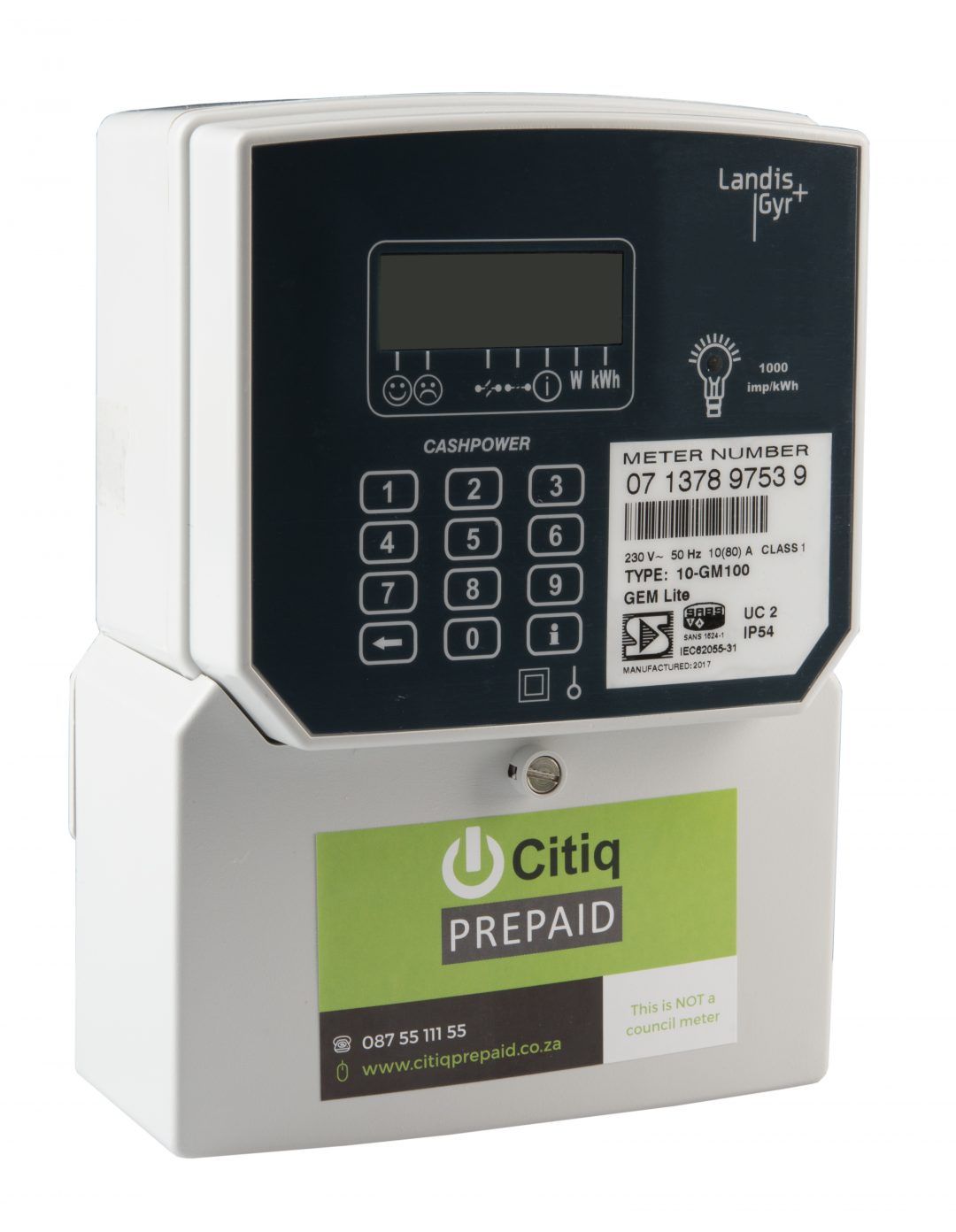 GEM LITE SINGLE PHASE Citiq Prepaid